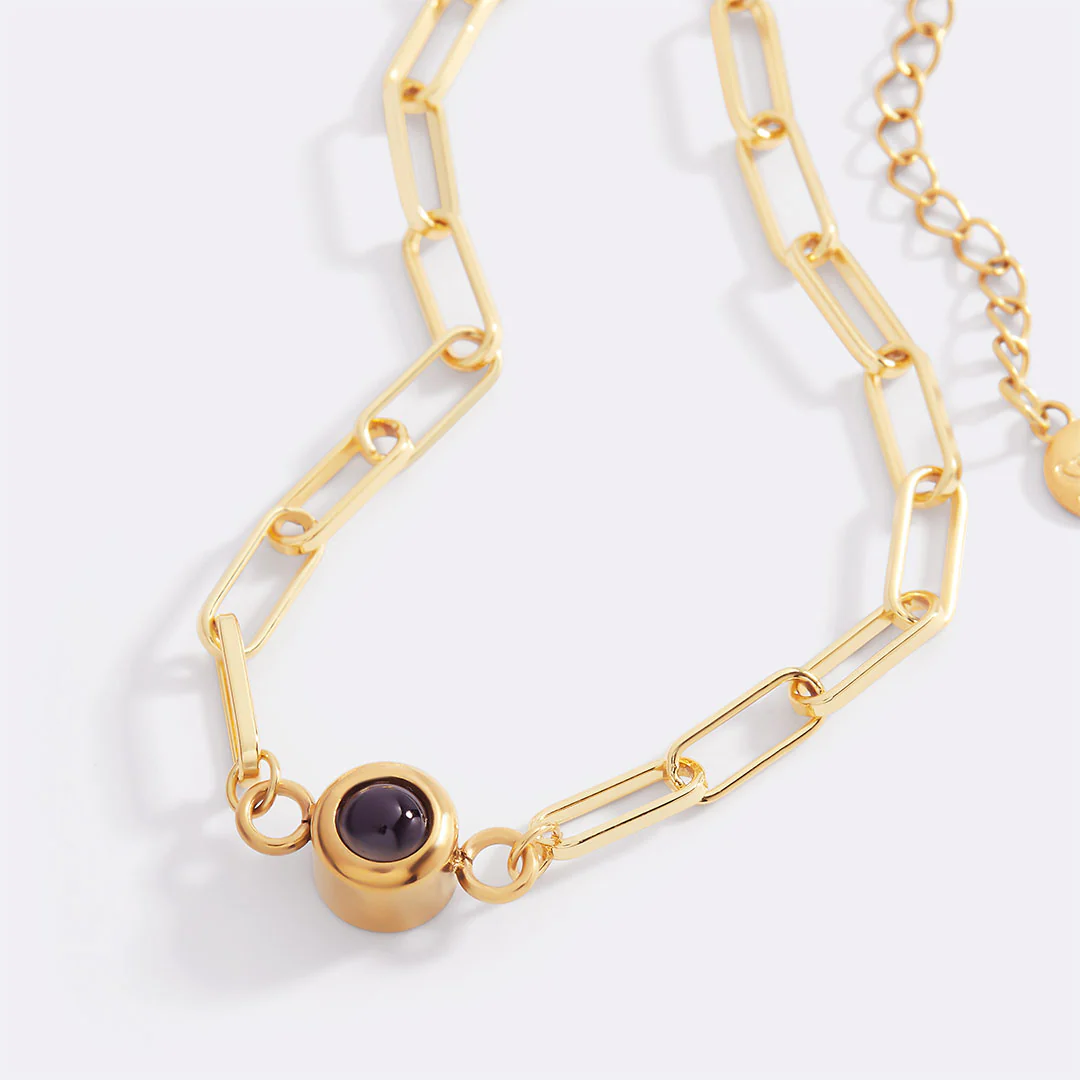 Photo Bracelet with Paperclip Chain - Image 12