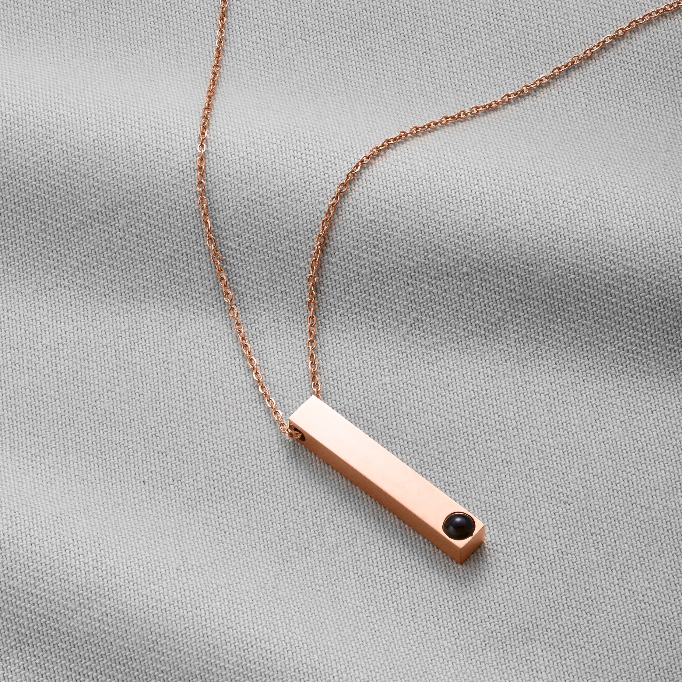 Pillar Bar Photo Necklace - Image 16