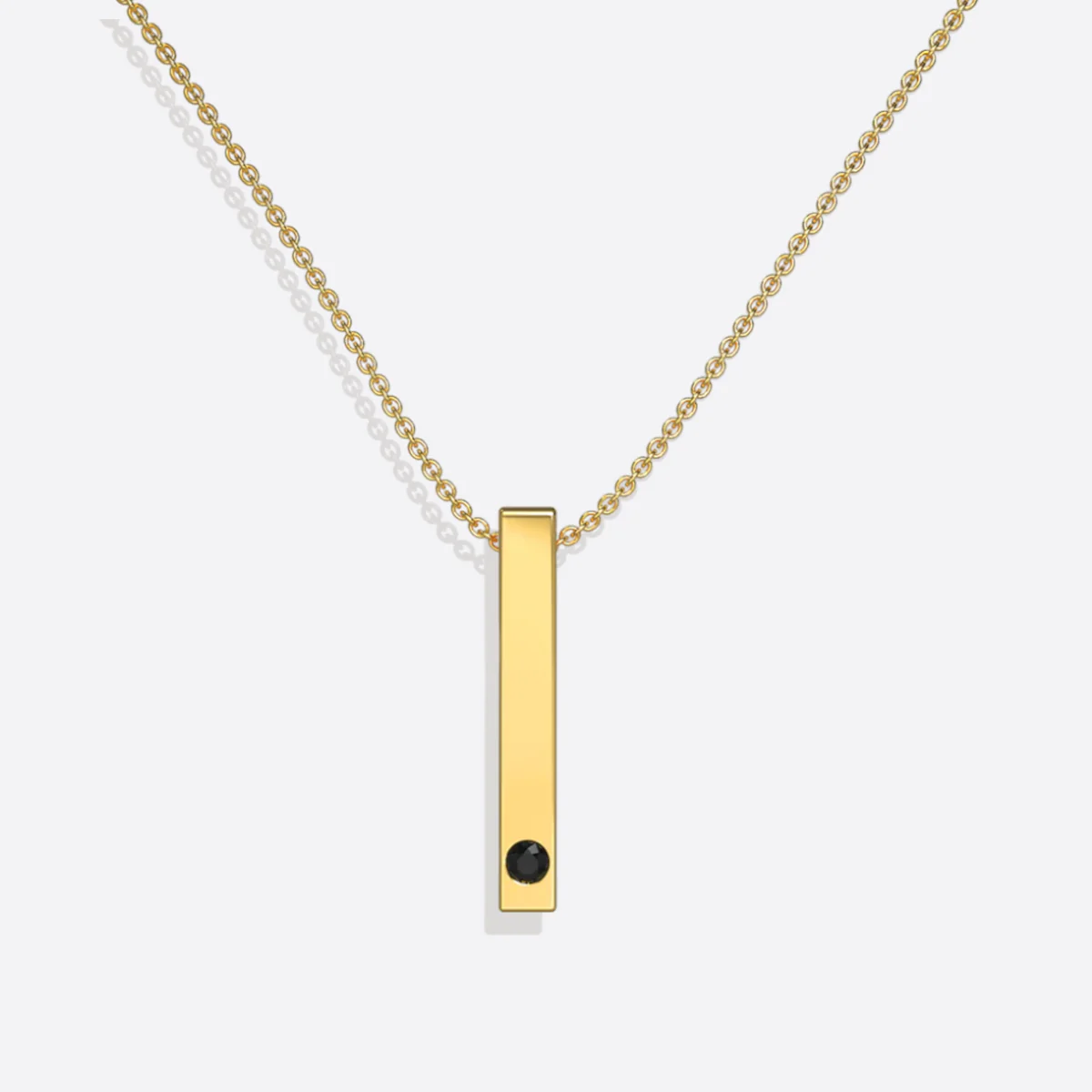 Pillar Bar Photo Necklace - Image 26
