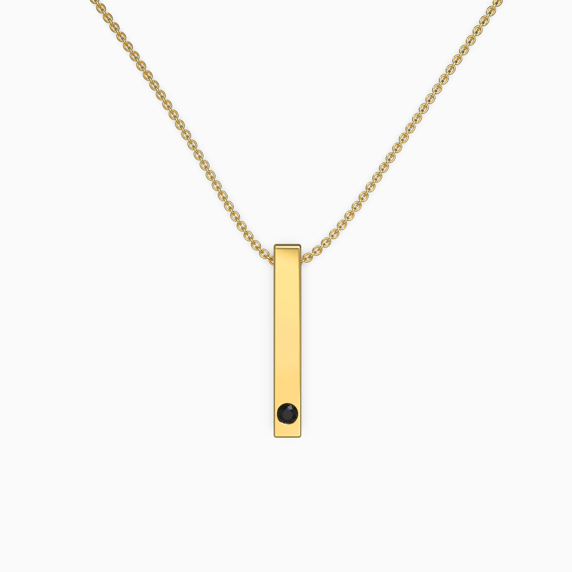 Pillar Bar Photo Necklace - Image 6