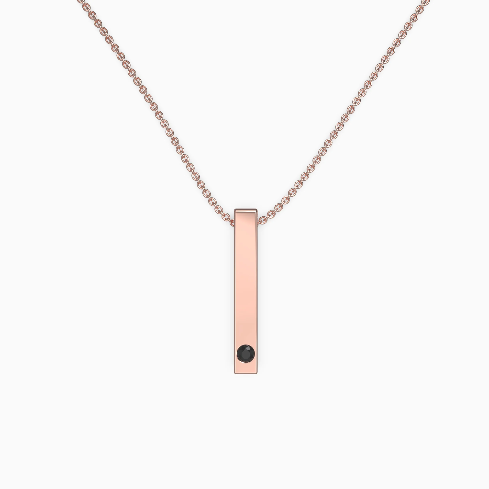 Pillar Bar Photo Necklace - Image 8