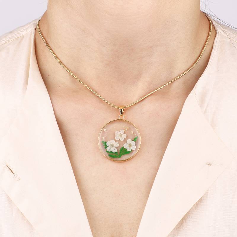Pressed Birth Flower Necklace - Image 12