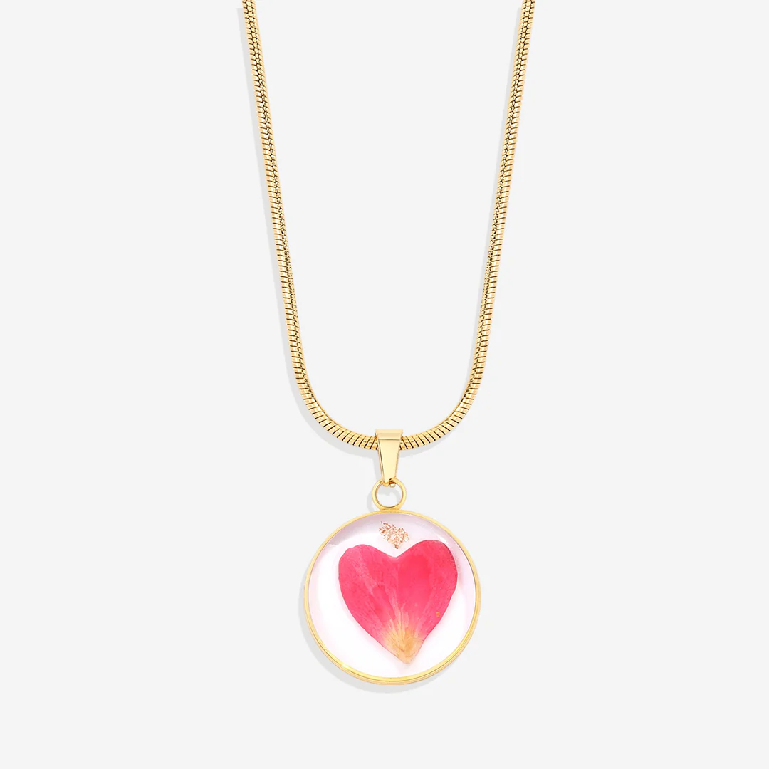 Pressed Birth Flower Necklace - Image 123