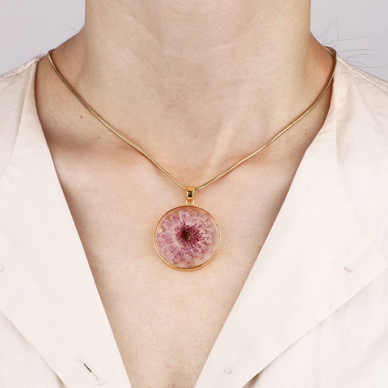 Pressed Birth Flower Necklace - Image 18