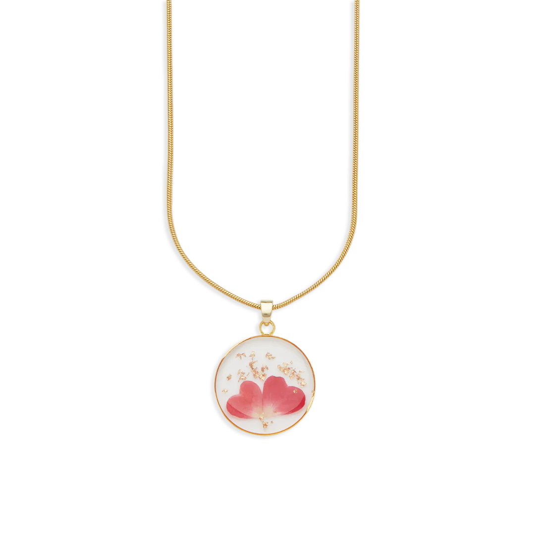 Pressed Birth Flower Necklace - Image 28