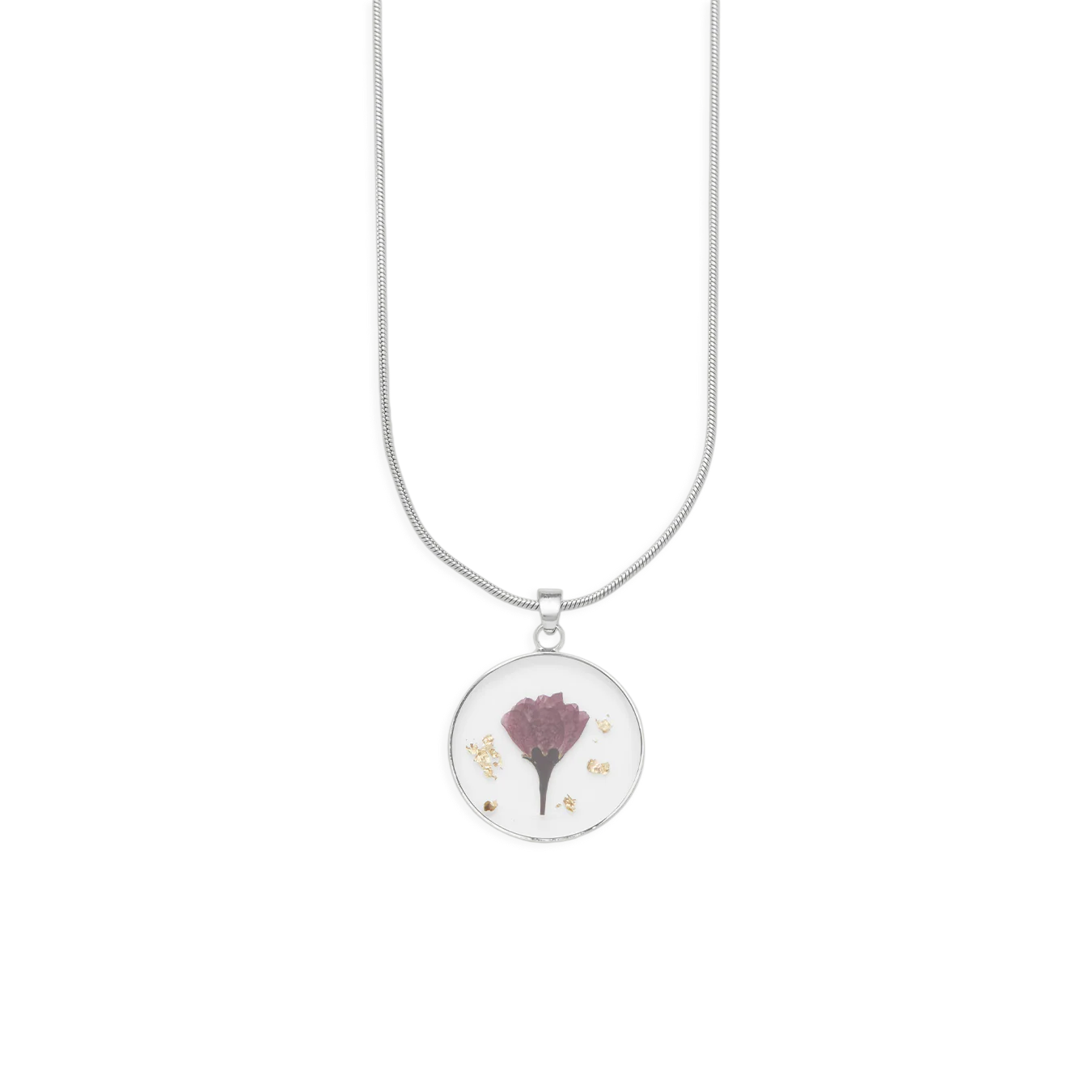 Pressed Birth Flower Necklace - Image 42