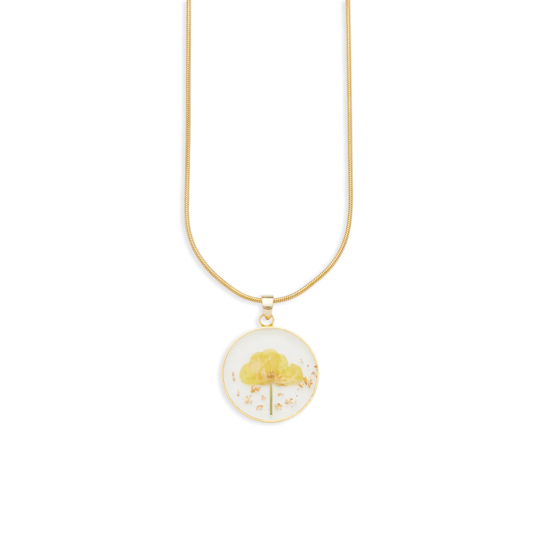 Pressed Birth Flower Necklace - Image 49
