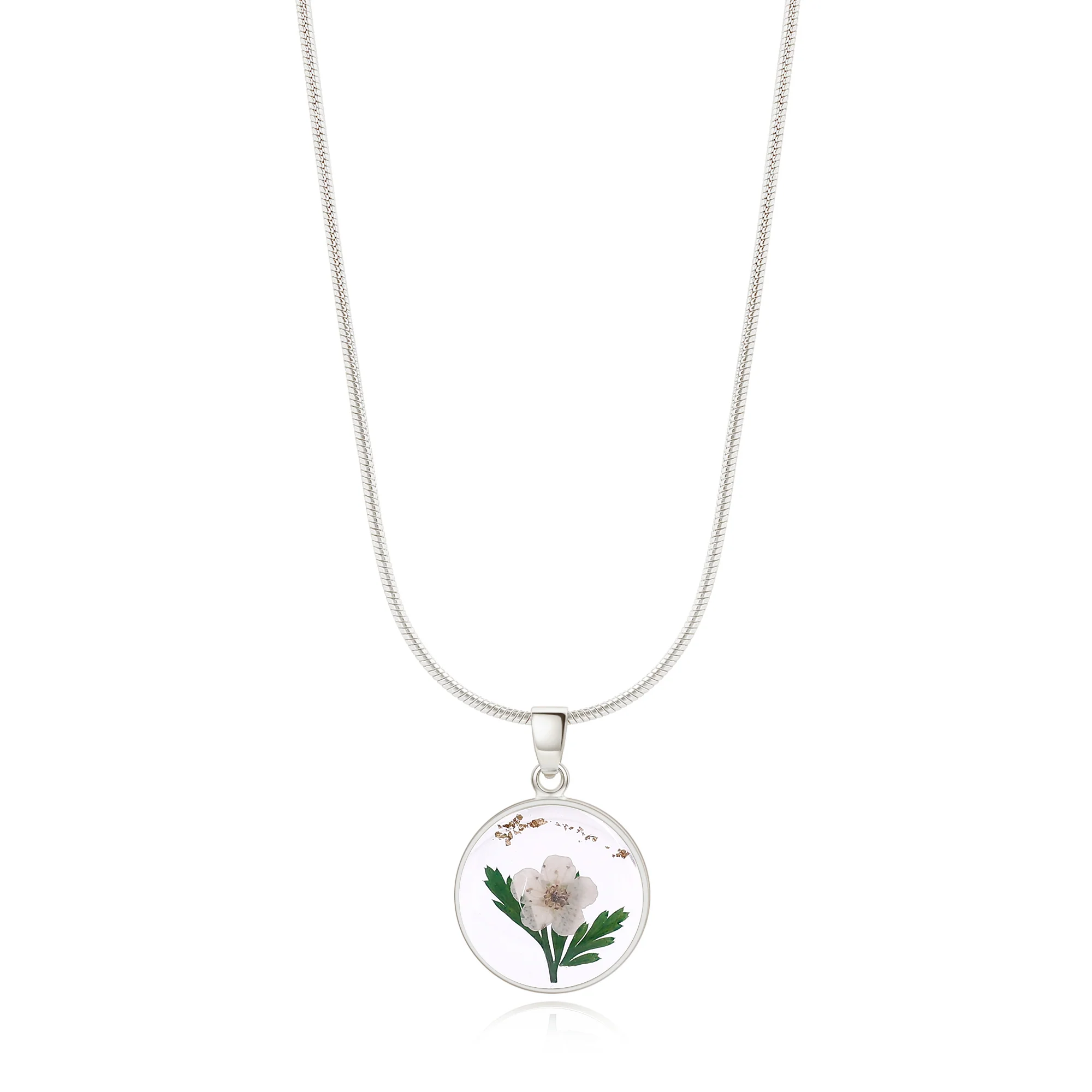 Pressed Birth Flower Necklace - Image 59