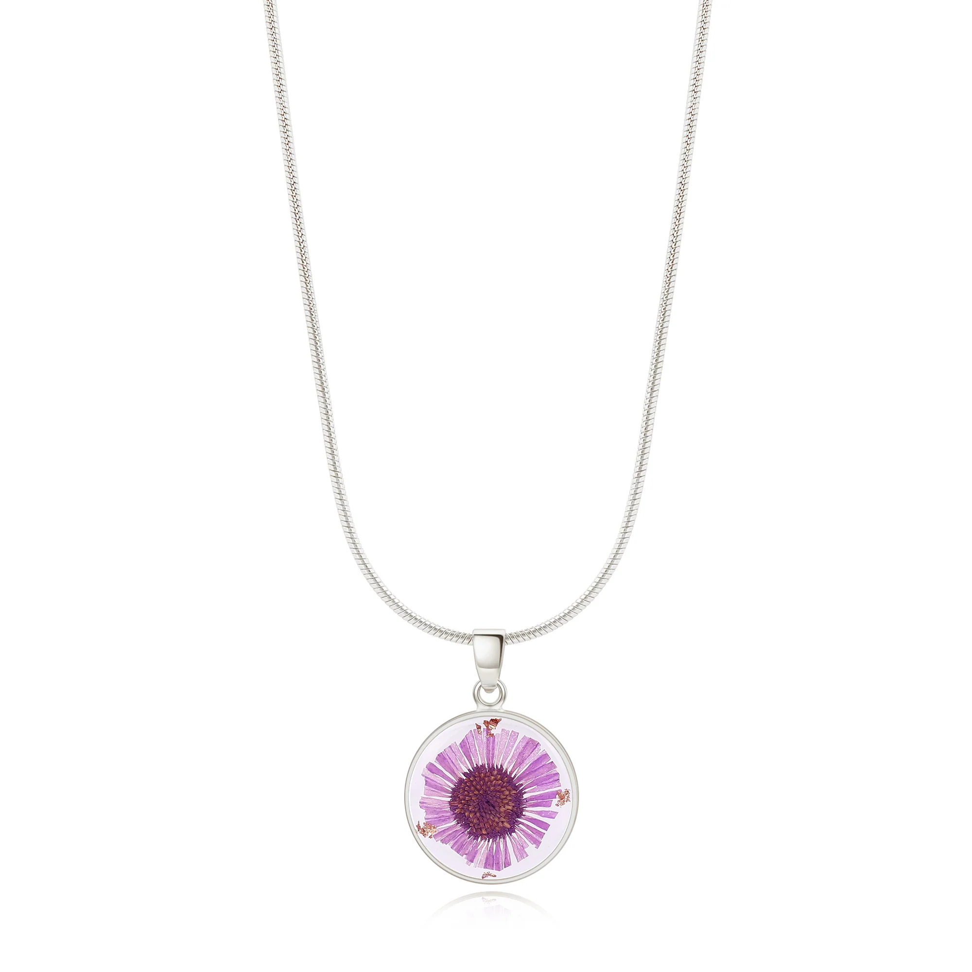 Pressed Birth Flower Necklace - Image 65