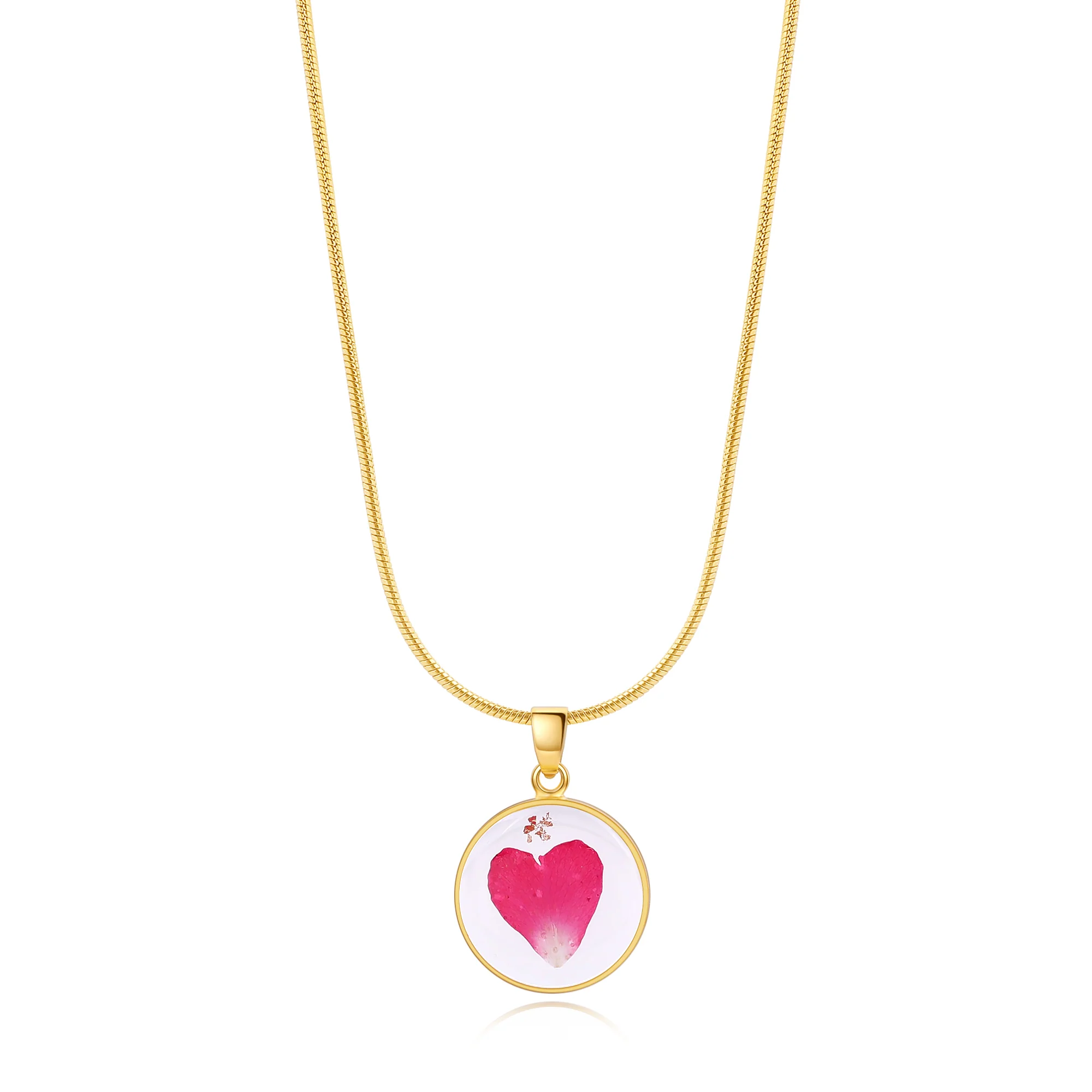 Pressed Birth Flower Necklace - Image 67