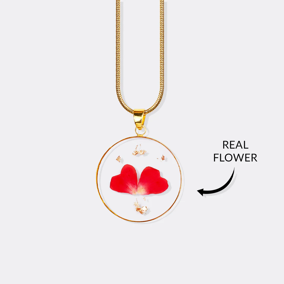 Pressed Birth Flower Necklace - Image 87