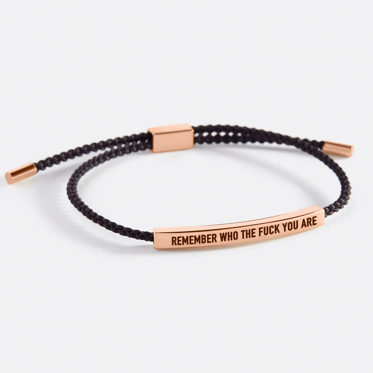 Bold Remember Who the F♥ck You Are Inspire Bracelet - Image 51
