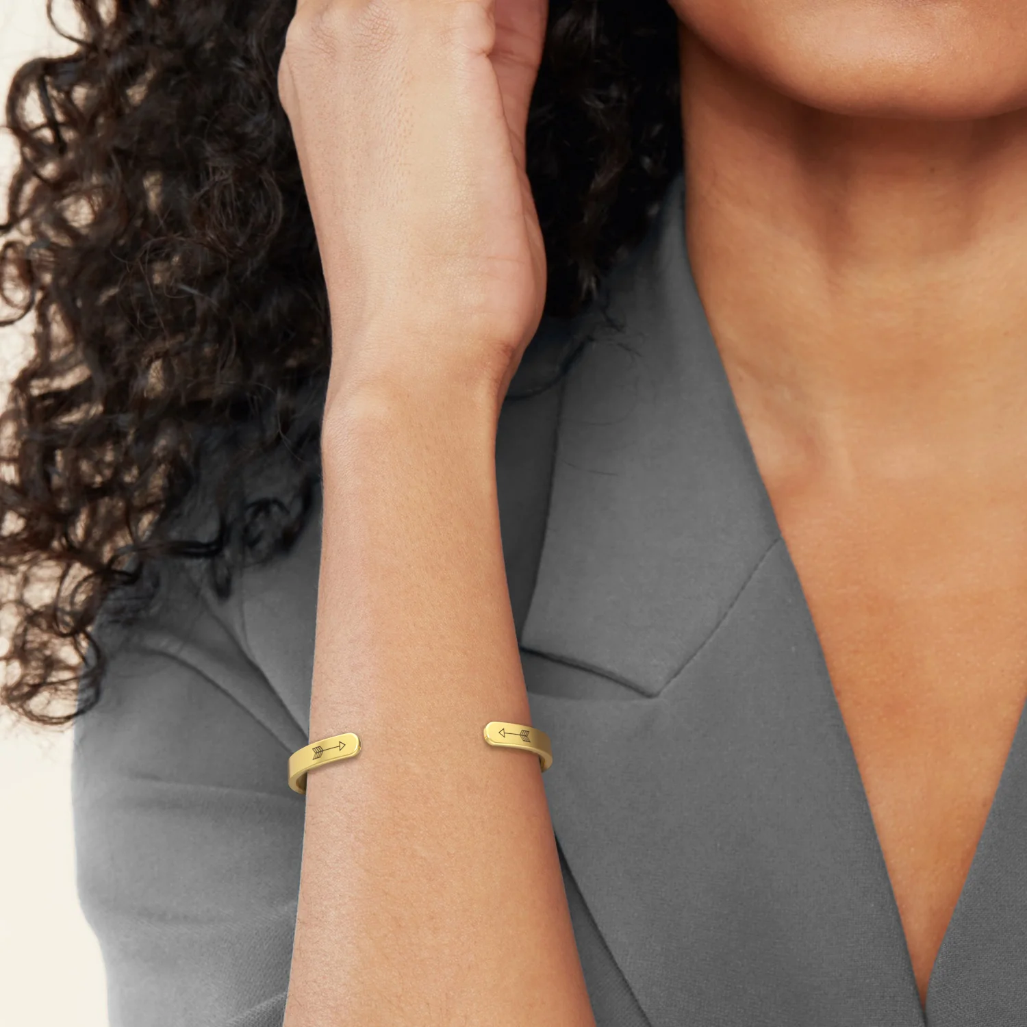 Remember Who You Are and Straighten Your Crown Personalizable Cuff Bracelet - Image 46