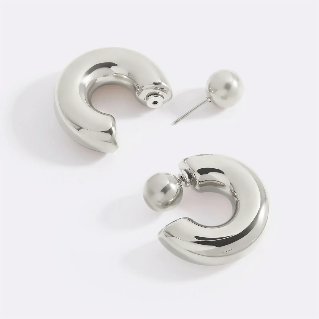 Reversible Hoop Earrings - Image 17