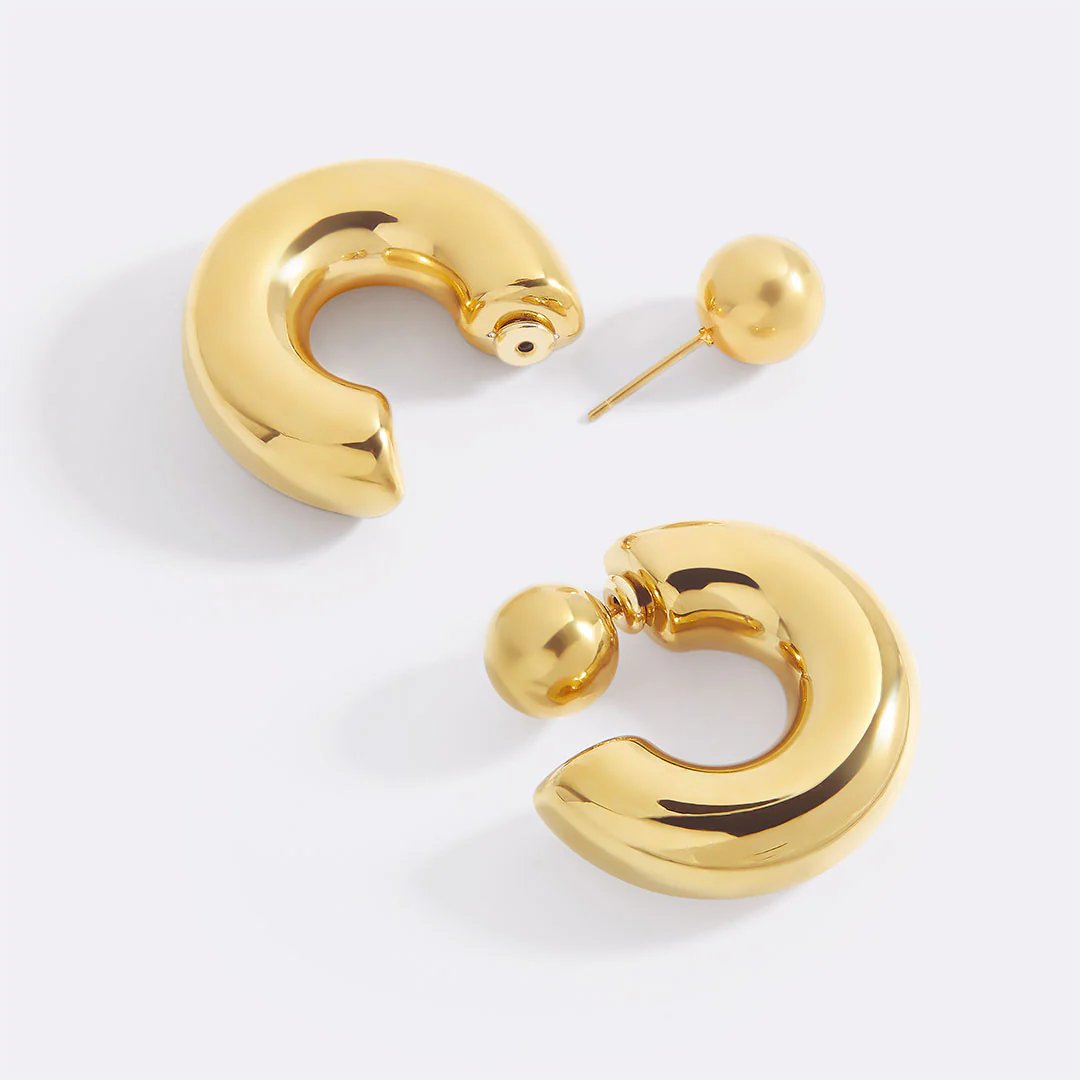 Reversible Hoop Earrings - Image 18