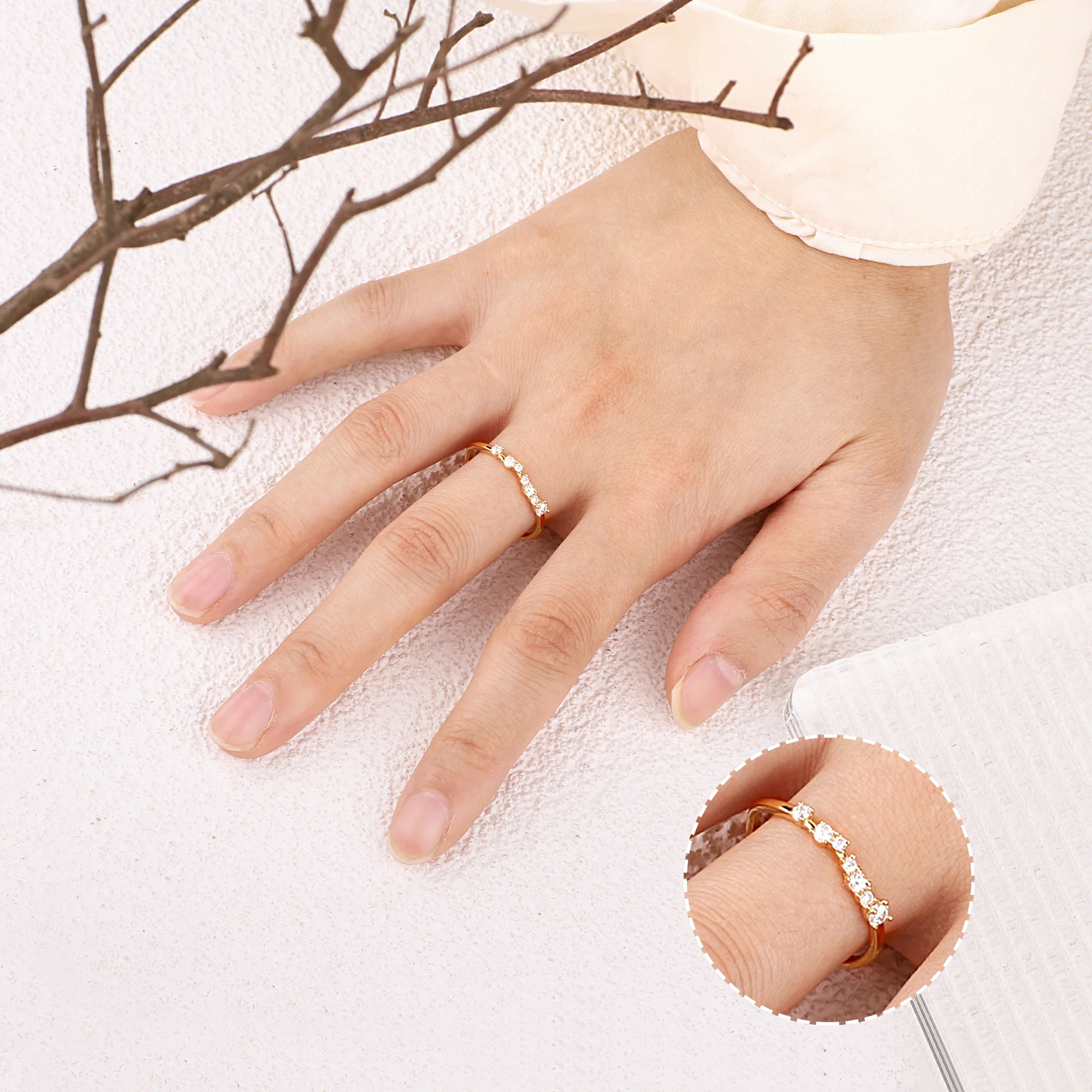 Shimmer Diamond Ring - Image 3