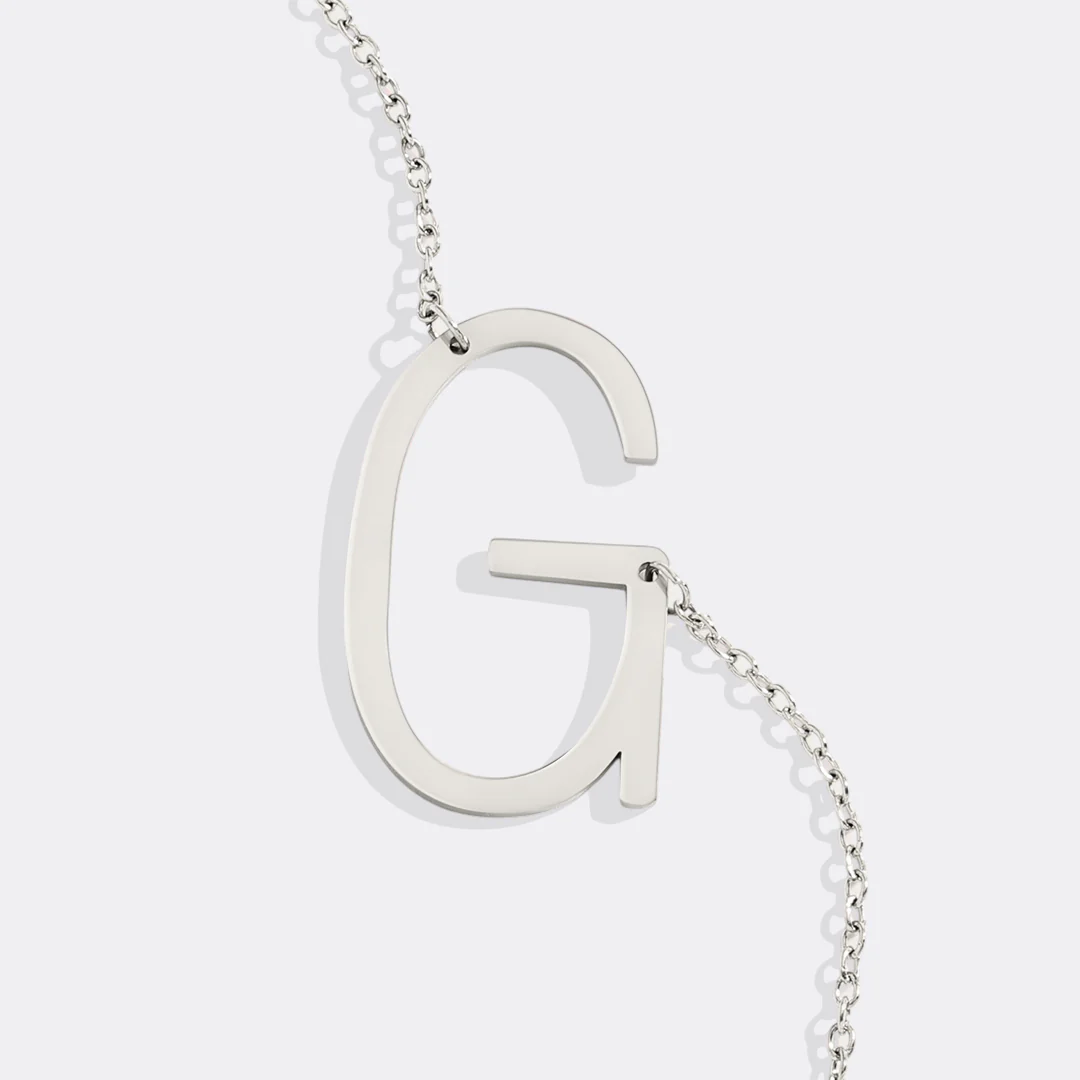 Statement Initial Necklace - Image 119