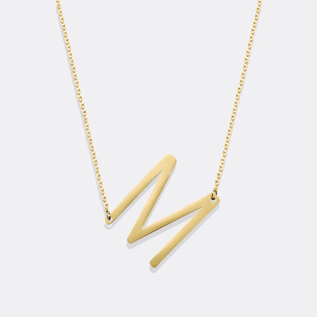 Statement Initial Necklace - Image 4