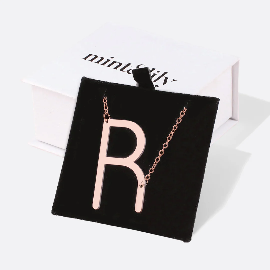 Statement Initial Necklace - Image 41