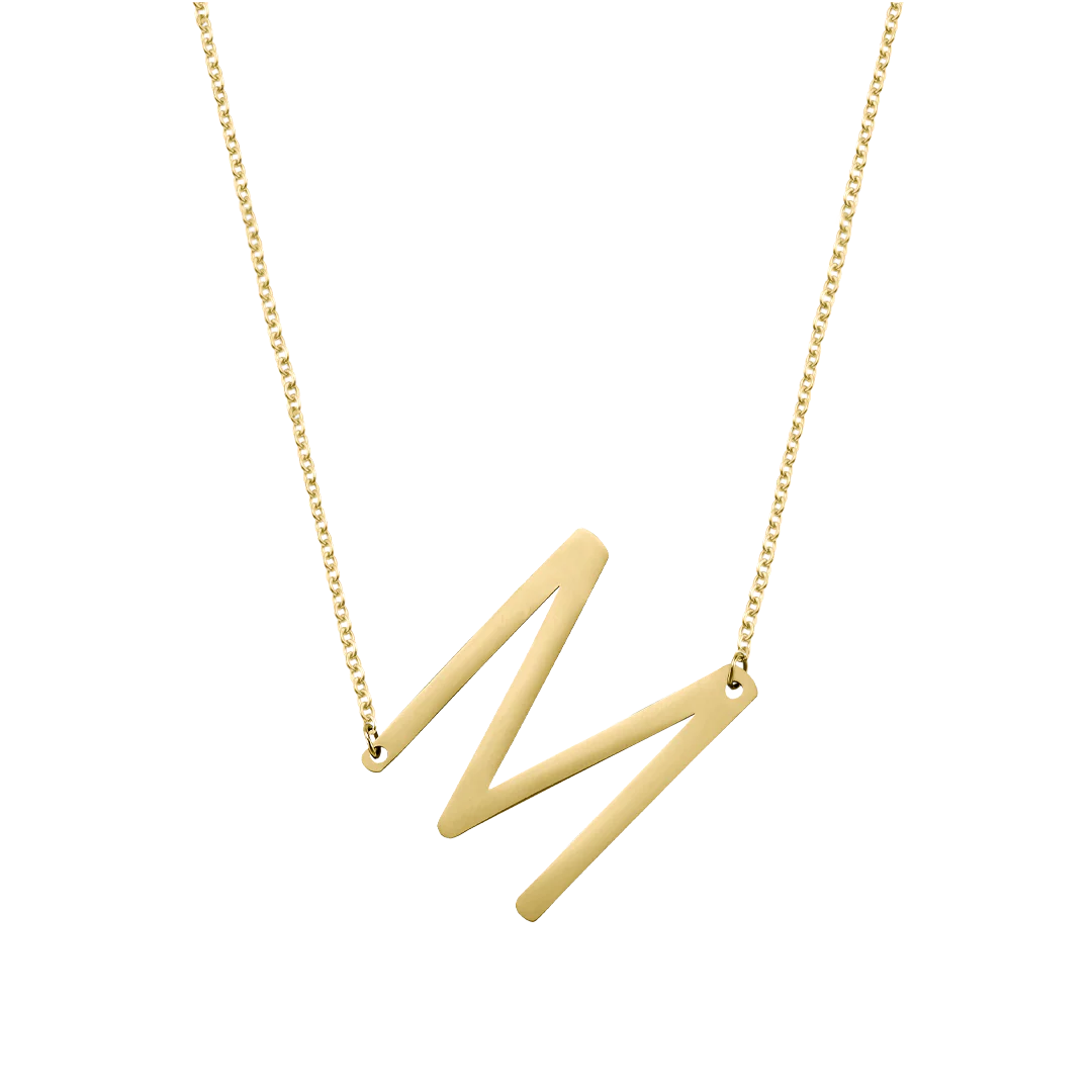 Statement Initial Necklace - Image 5