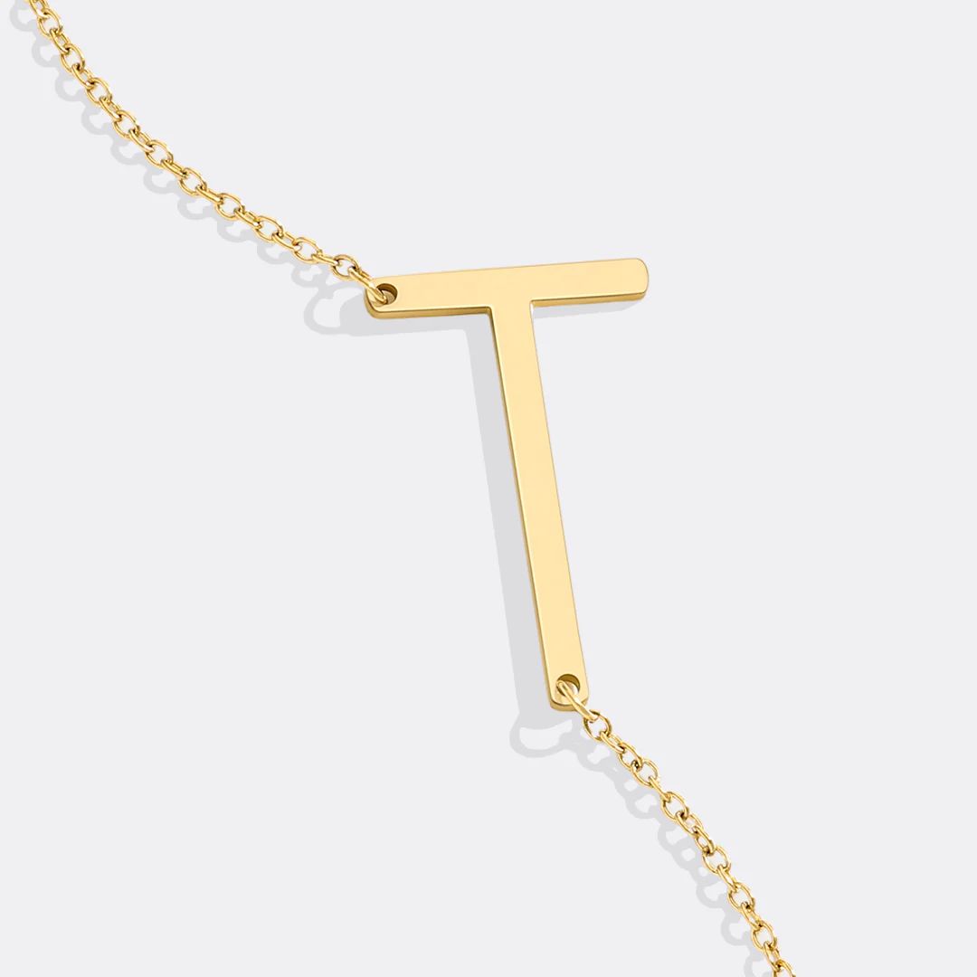 Statement Initial Necklace - Image 74