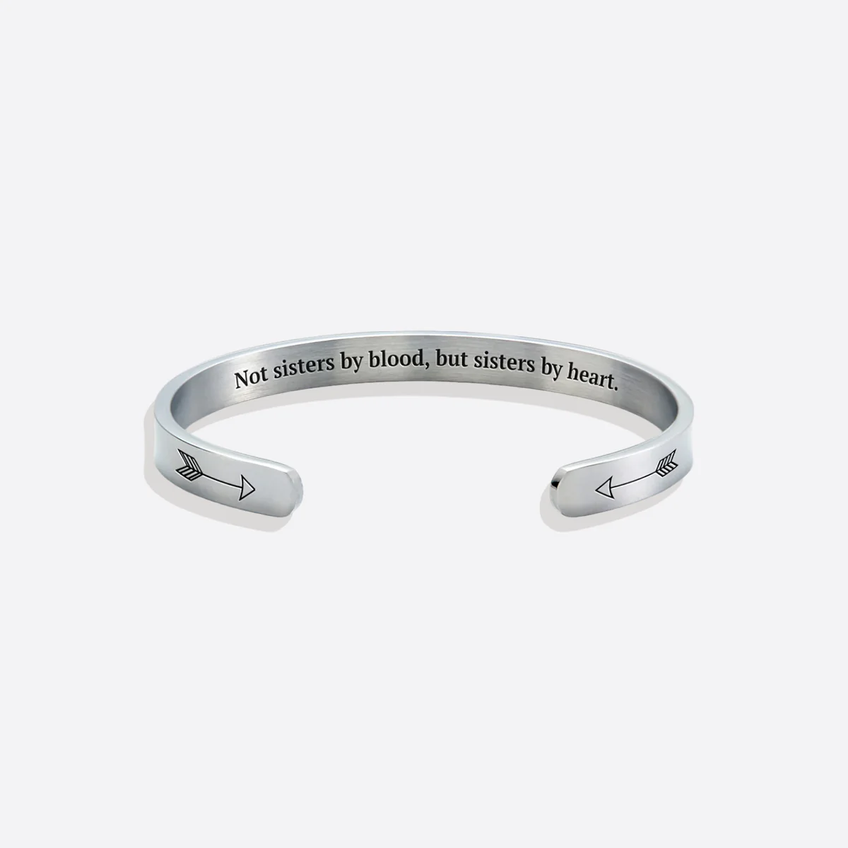 Not Sisters By Blood But Sisters By Heart Personalizable Cuff Bracelet - Image 48