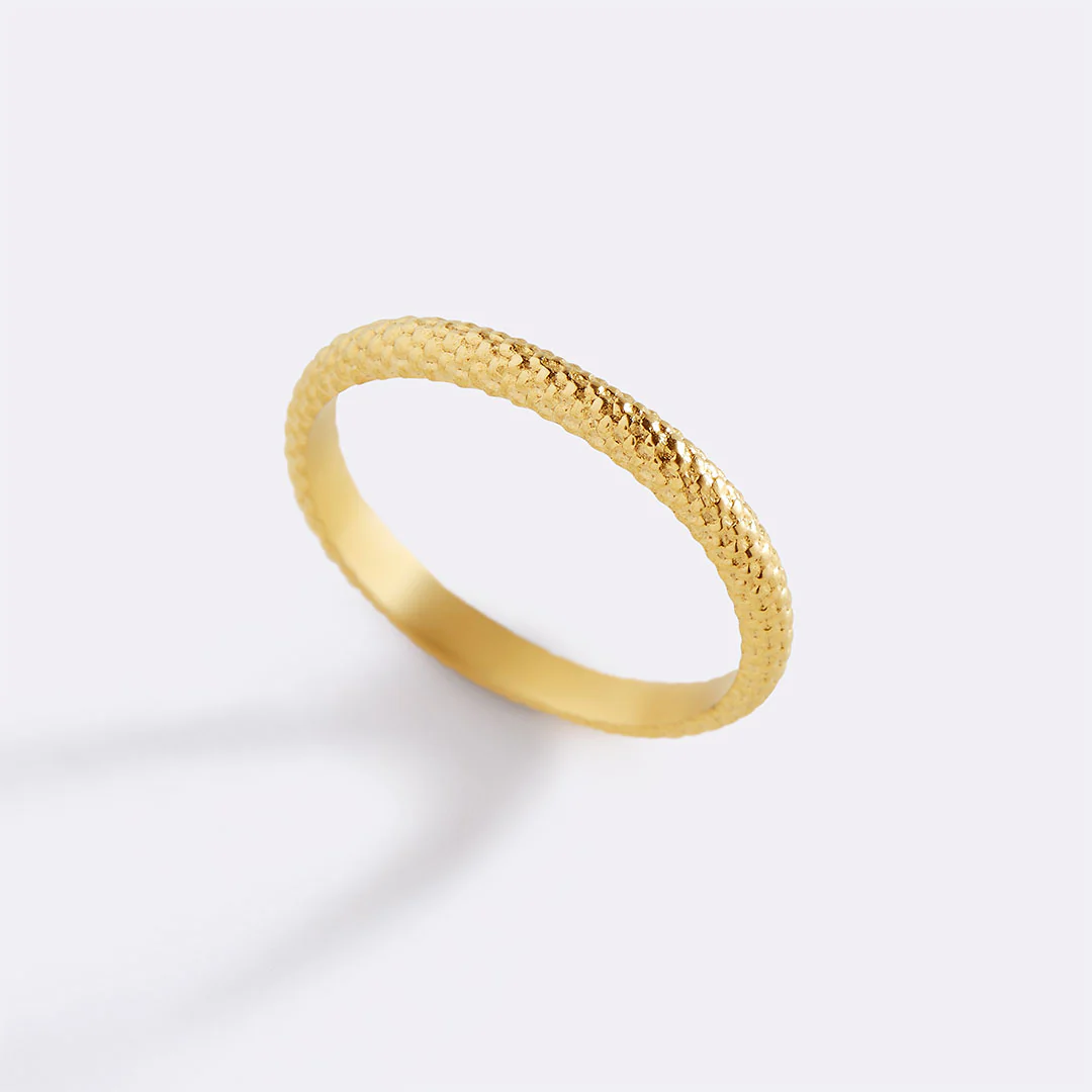 Snakeskin Stacking Ring - Image 13