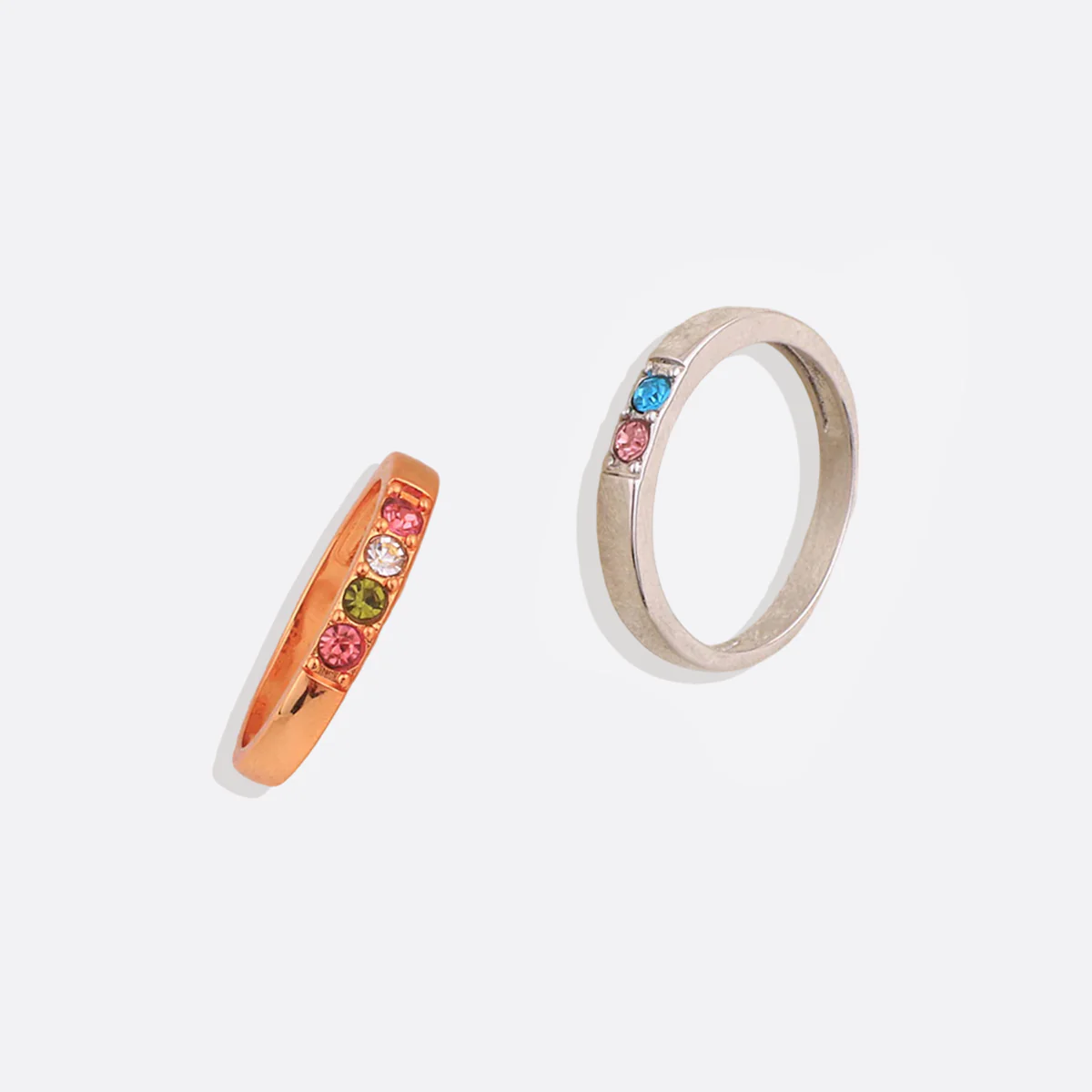 Stackable Birthstones Band Ring - Image 15