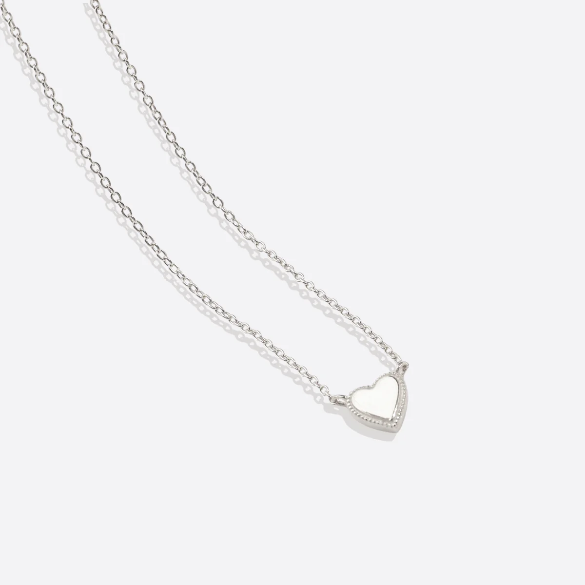 Stackable Tiny Heart Necklace - Image 11