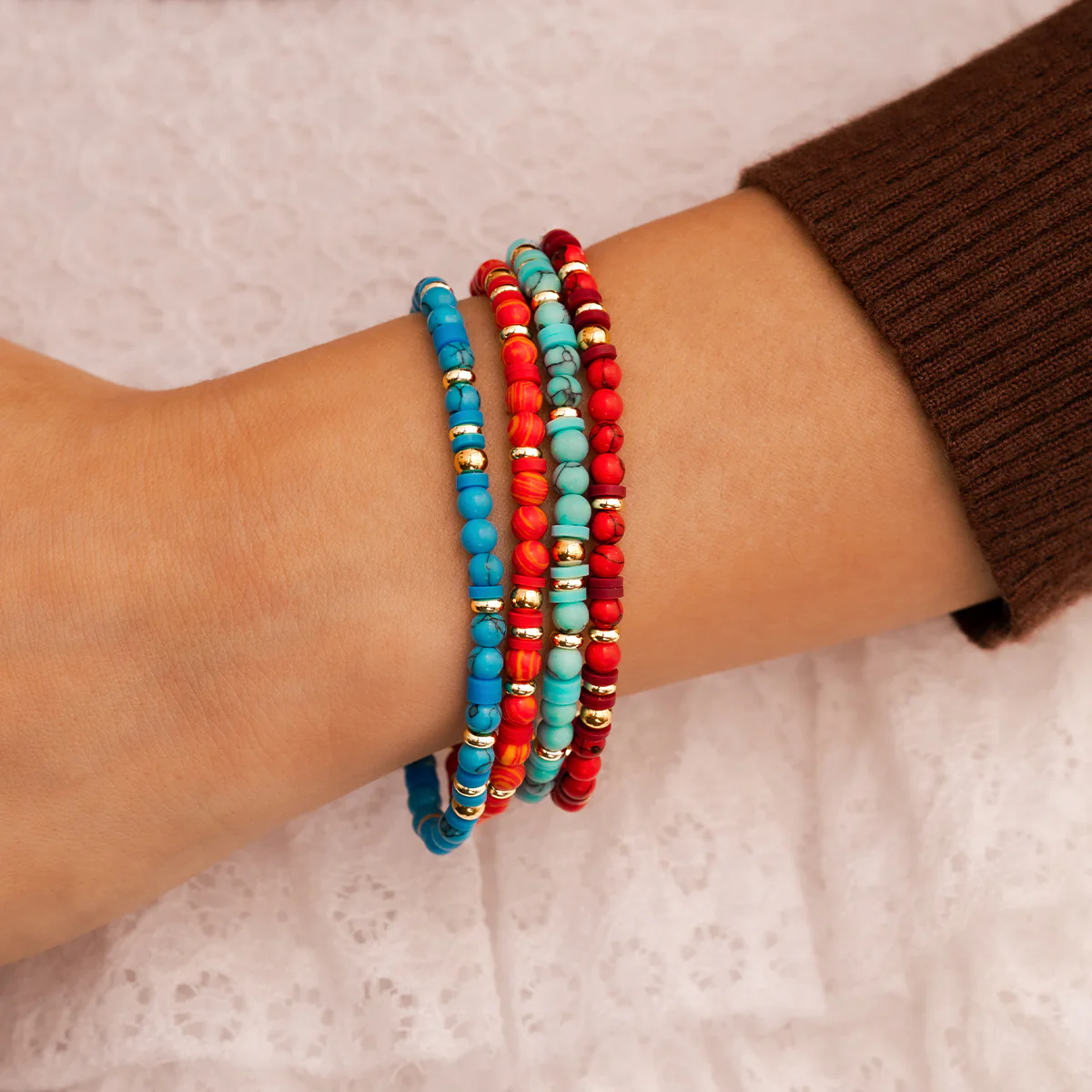 Stacking Birthstone Beaded Bracelet - Image 18