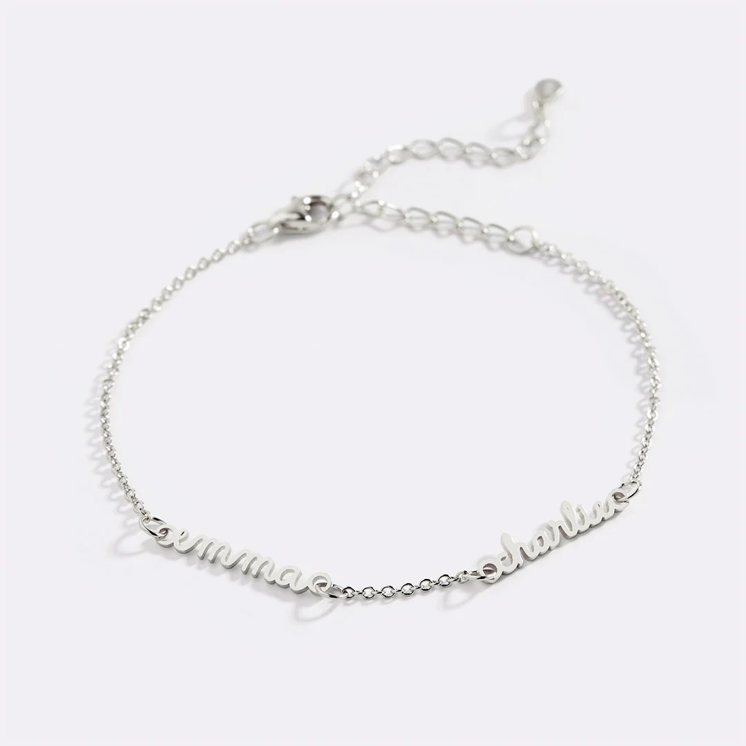 Stella Dainty Multiple Name Bracelet - Image 13