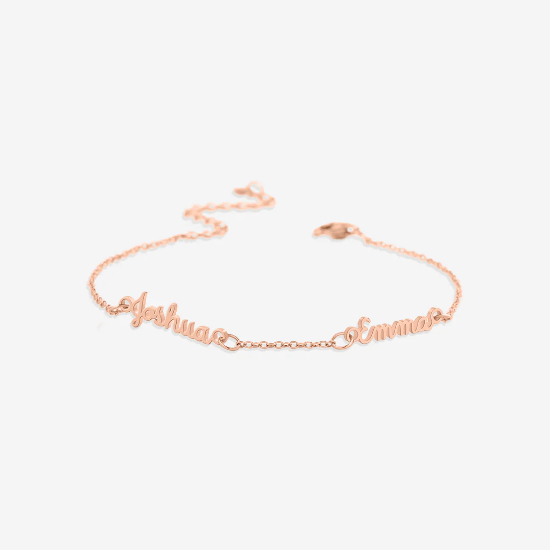 Stella Dainty Multiple Name Bracelet - Image 5