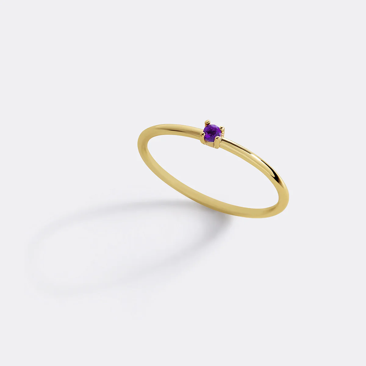 Super Dainty Birthstone Stacking Ring - Image 19