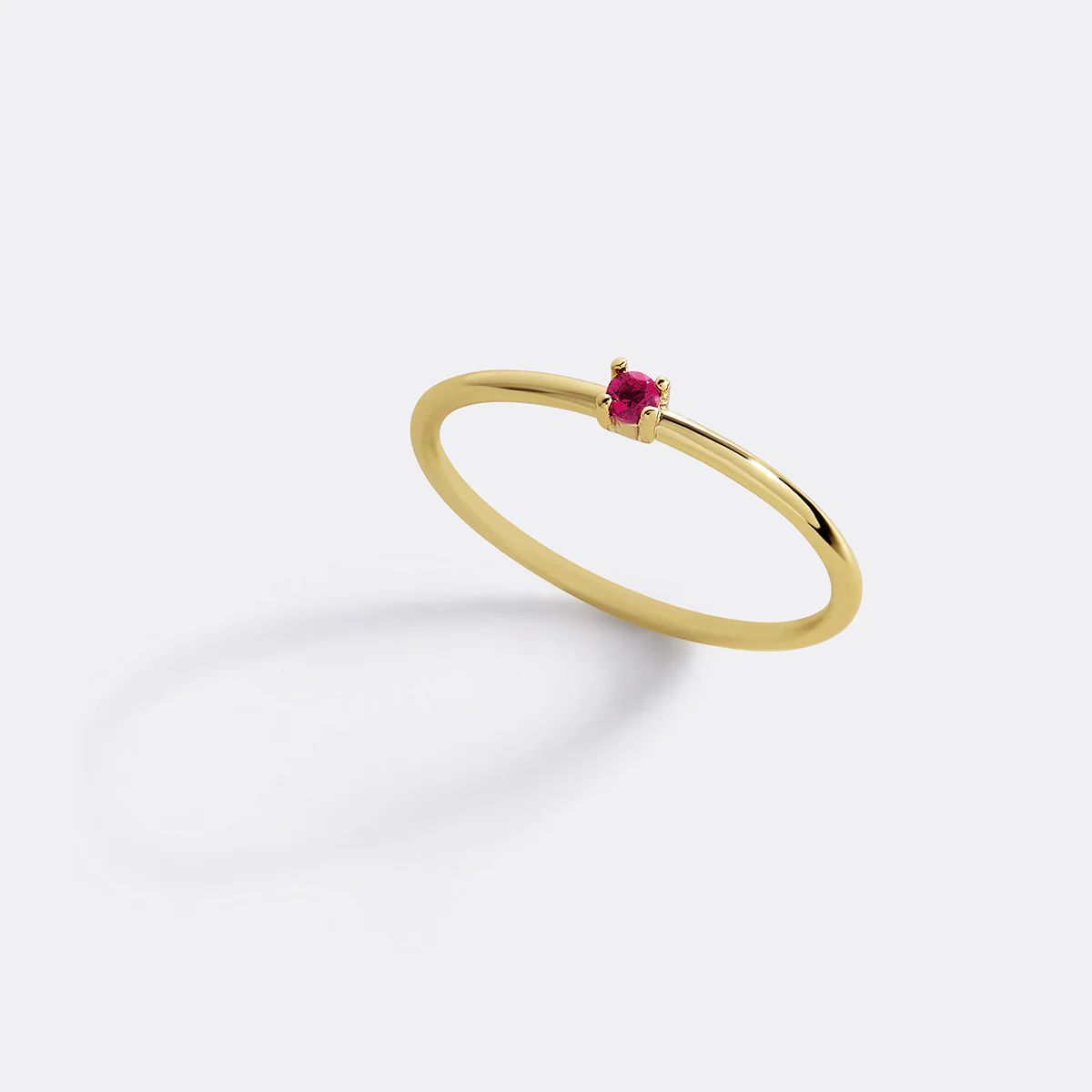 Super Dainty Birthstone Stacking Ring - Image 21
