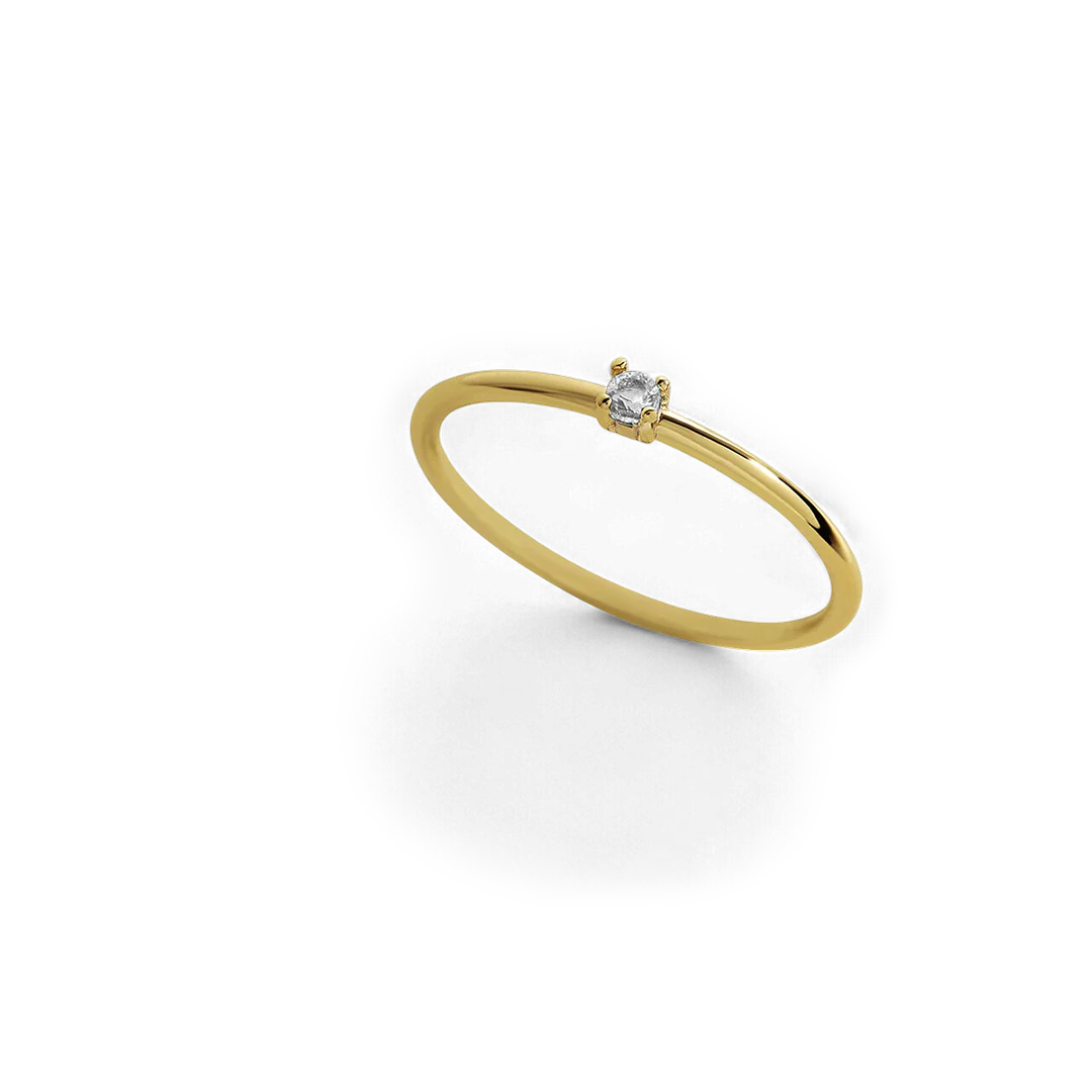 Super Dainty Birthstone Stacking Ring - Image 31