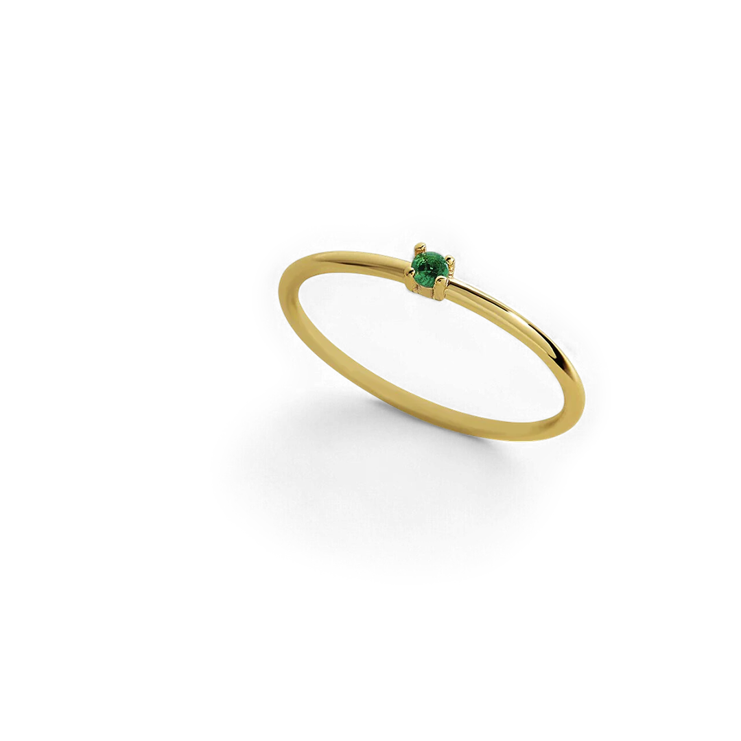 Super Dainty Birthstone Stacking Ring - Image 39