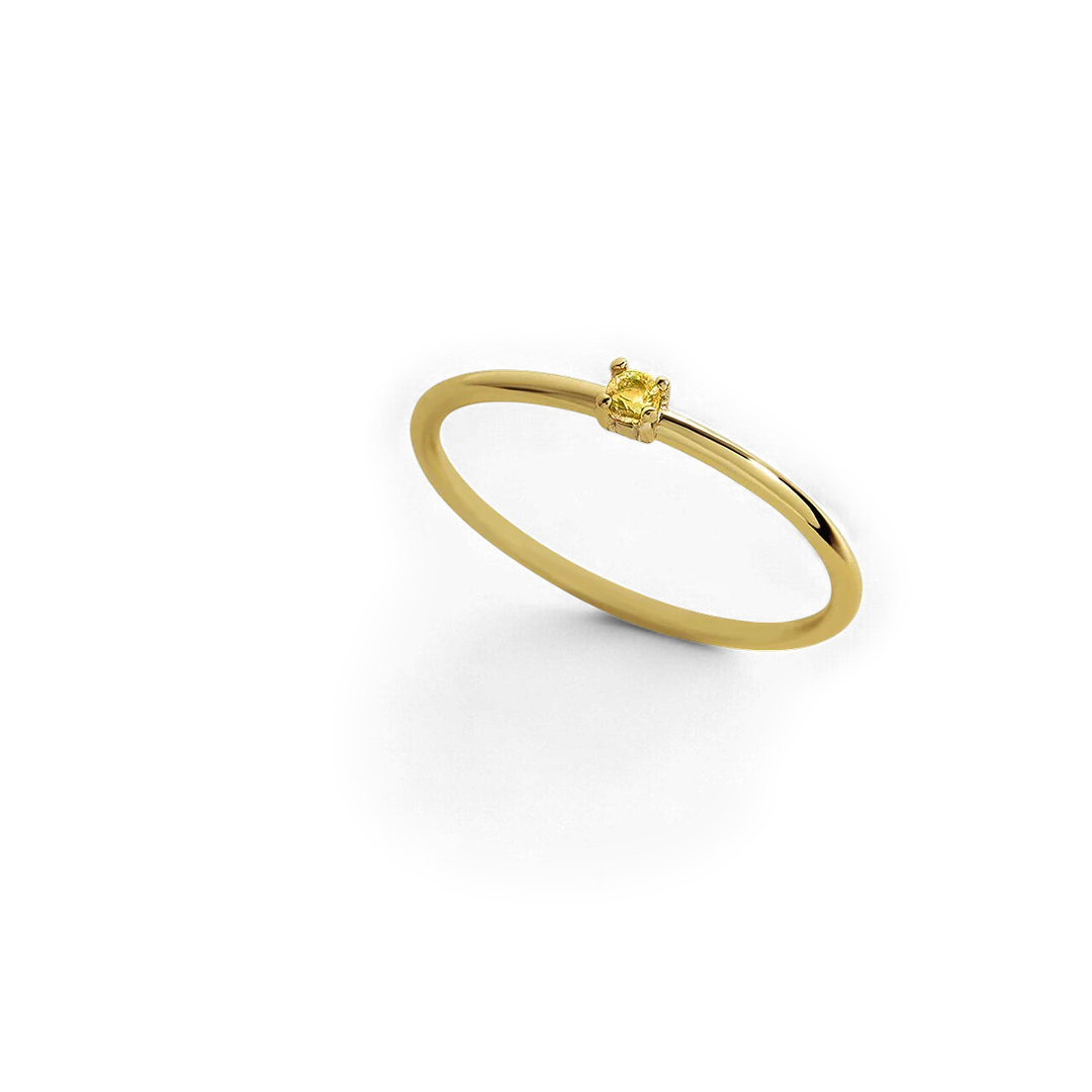 Super Dainty Birthstone Stacking Ring - Image 40