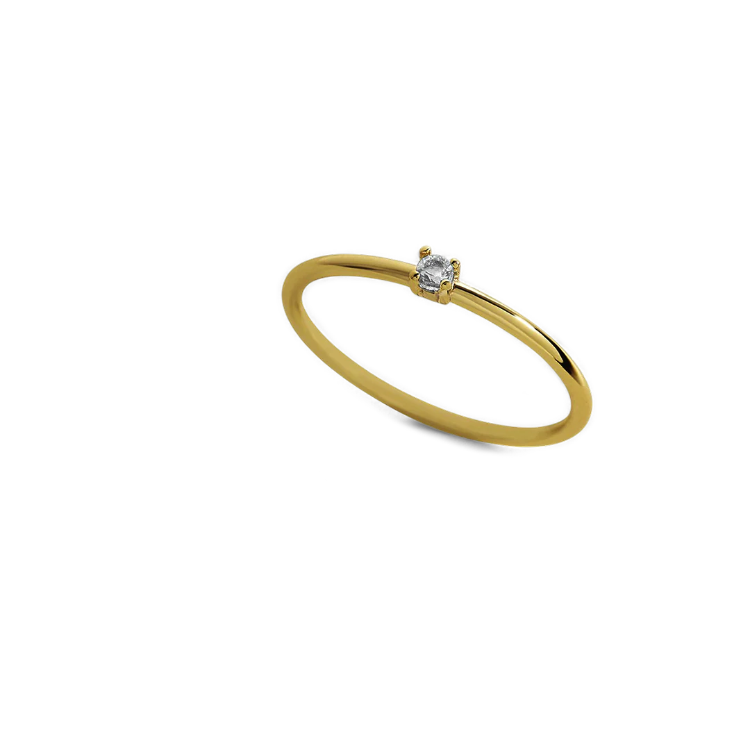 Super Dainty Birthstone Stacking Ring - Image 47