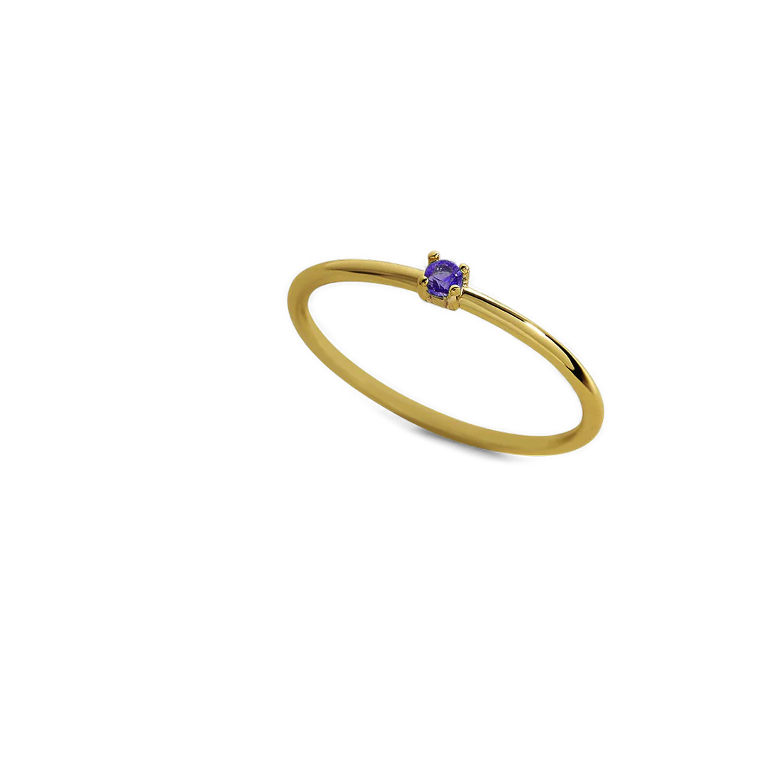 Super Dainty Birthstone Stacking Ring - Image 49