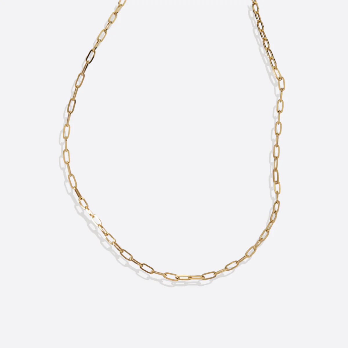 Thin Paperclip Necklace - Image 10