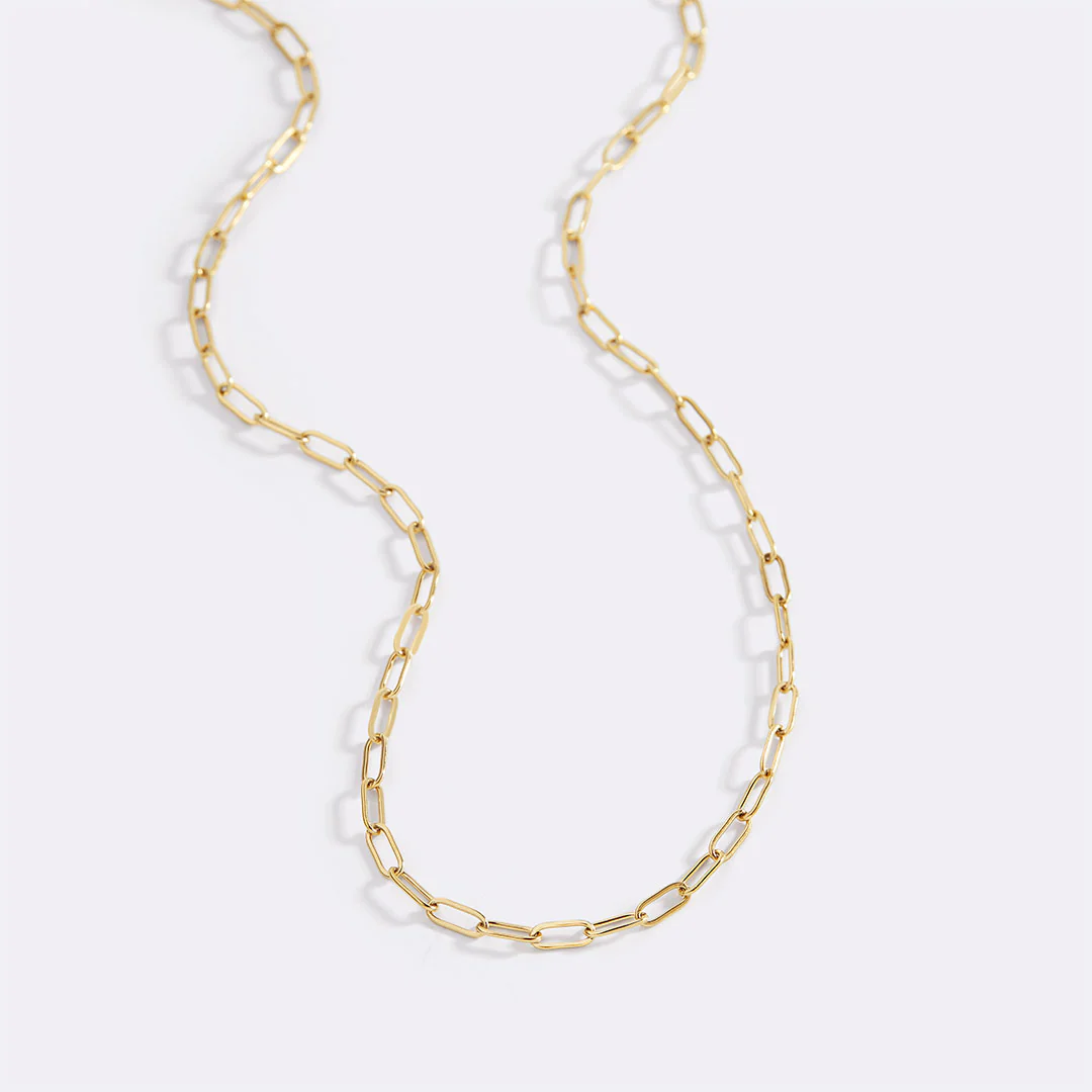 Thin Paperclip Necklace - Image 16