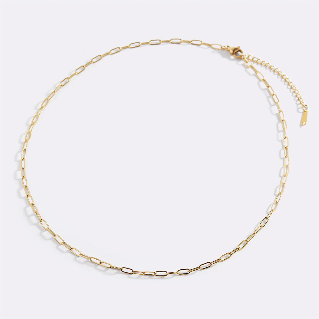 Thin Paperclip Necklace - Image 19