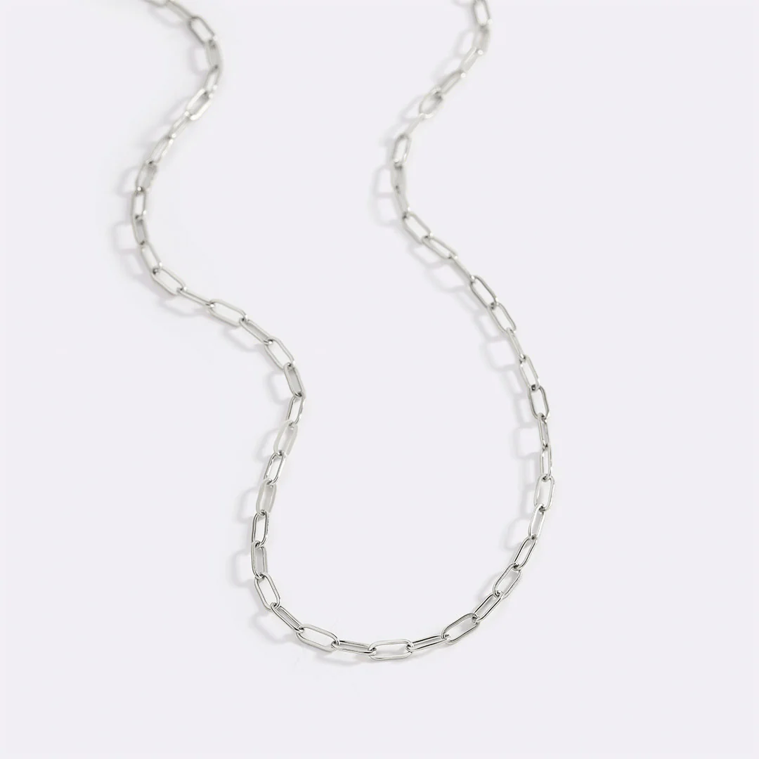Thin Paperclip Necklace - Image 24