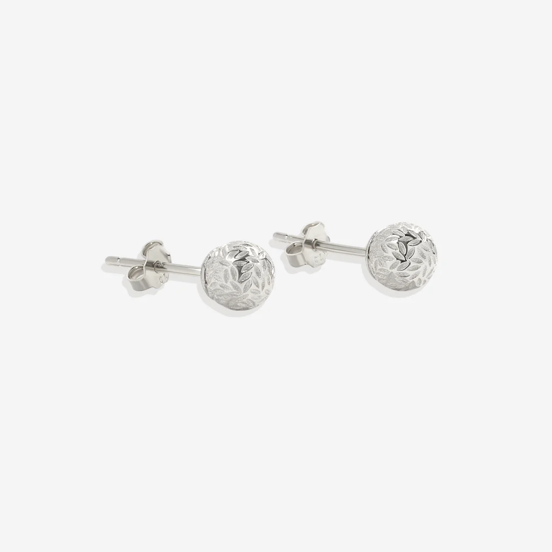 Textured Gold Ball Studs - Image 10