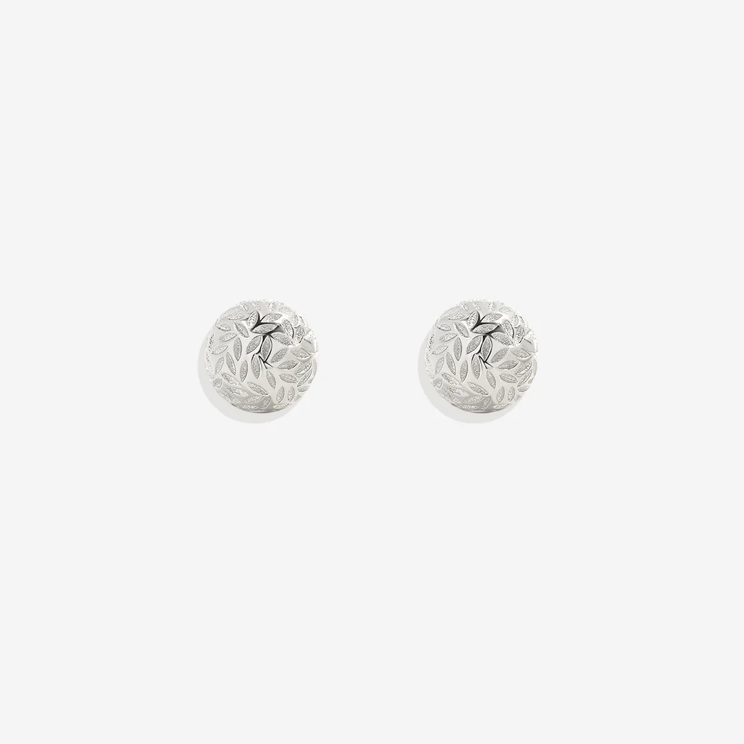 Textured Gold Ball Studs - Image 5