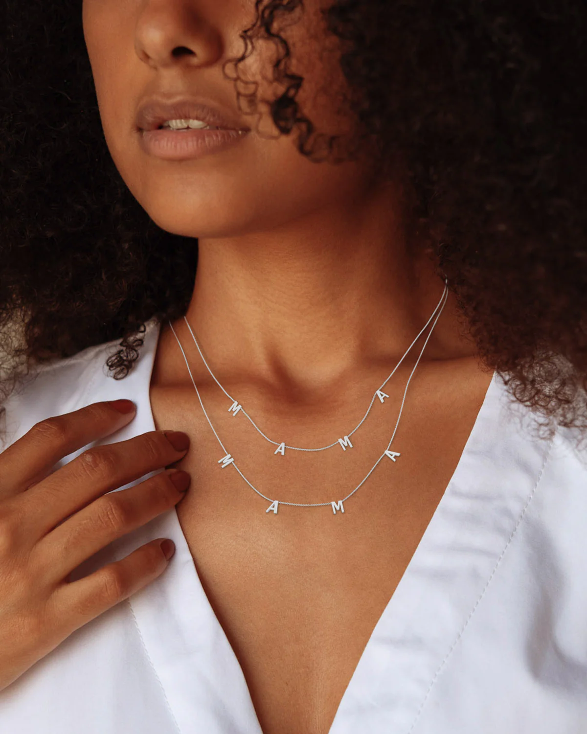 The MAMA Letter Necklace - Image 18