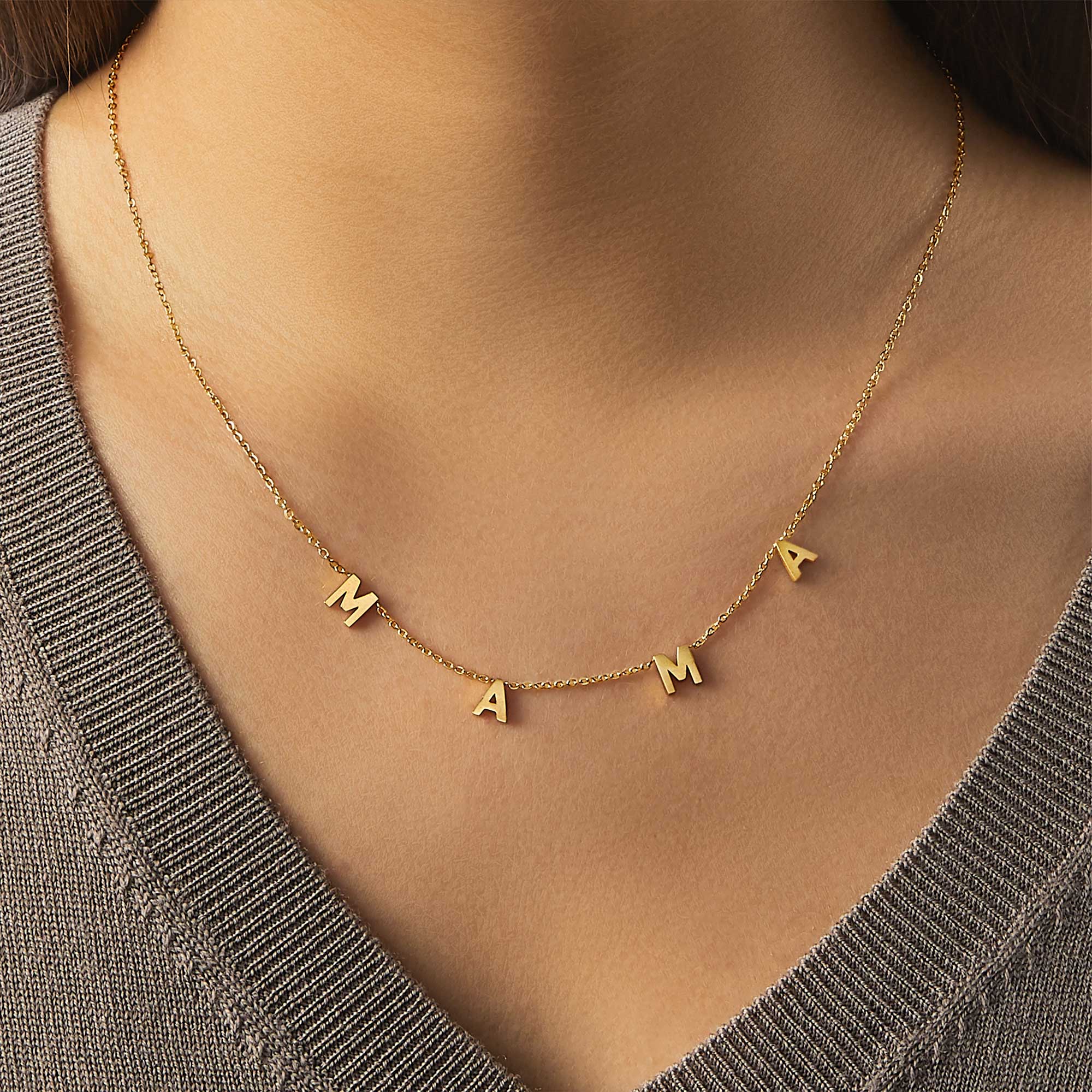 The MAMA Letter Necklace - Image 42