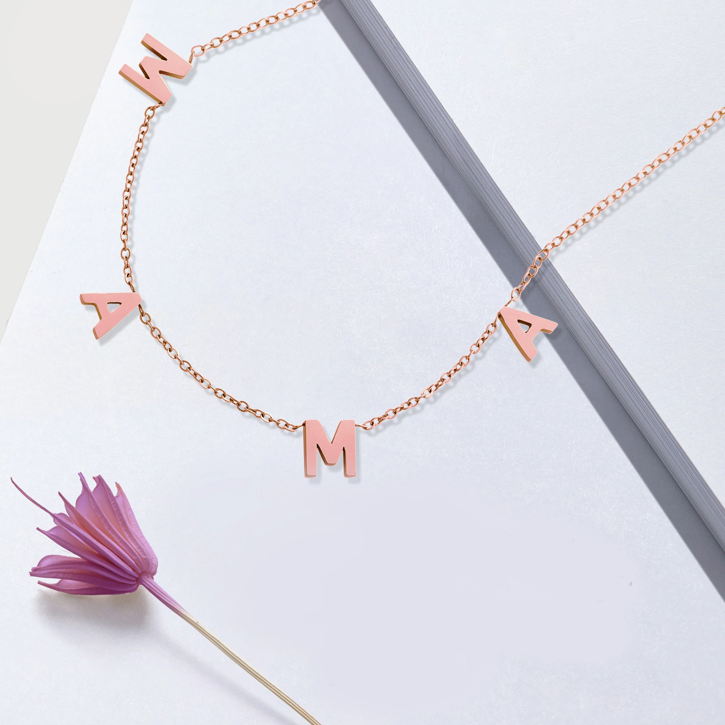 The MAMA Letter Necklace - Image 45