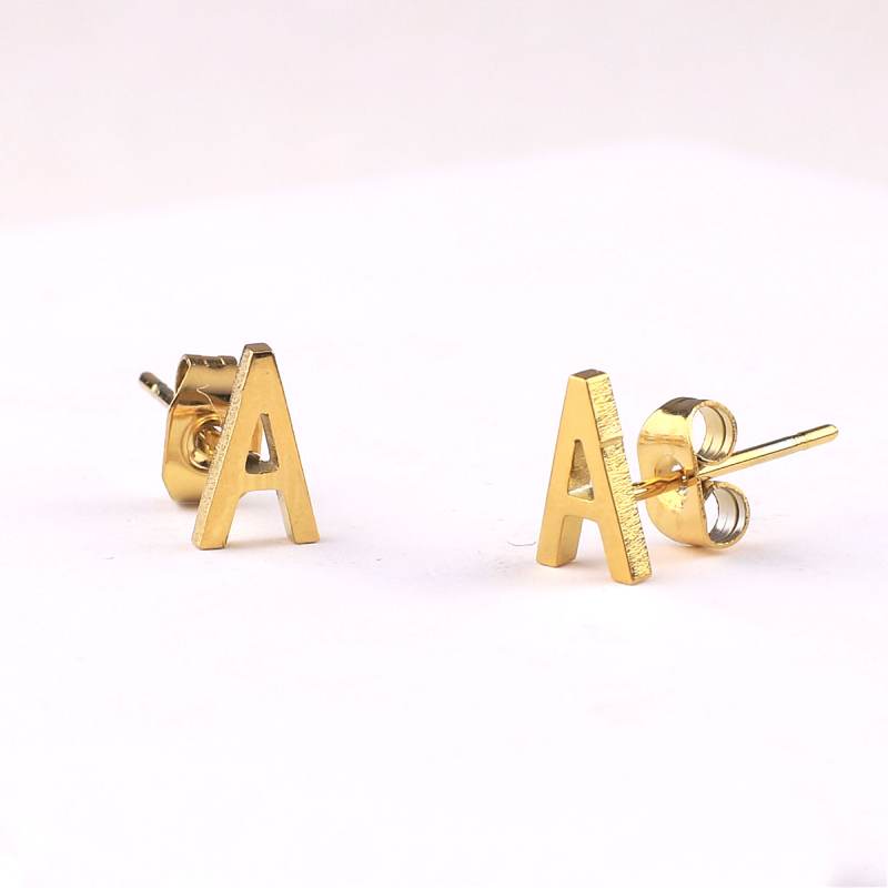 The Skinny Initial Earrings - Image 2