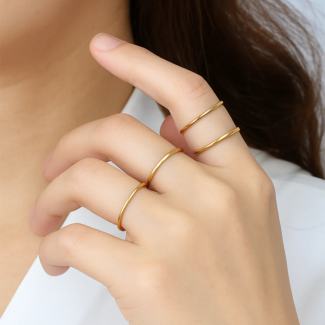 Thin Stackable Ring - Image 3